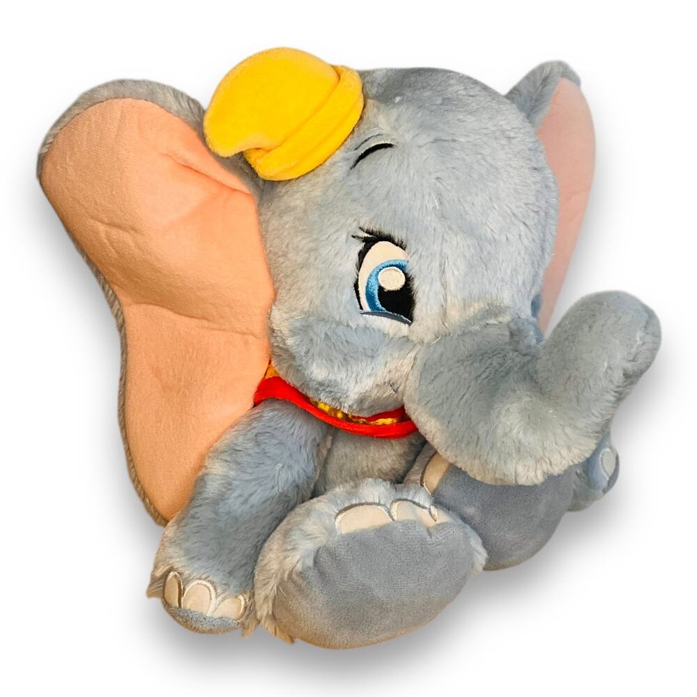 Disney Parks Dumbo Plush Big Feet Elephant 10in Stuffed Animal Gray Toy 2012
